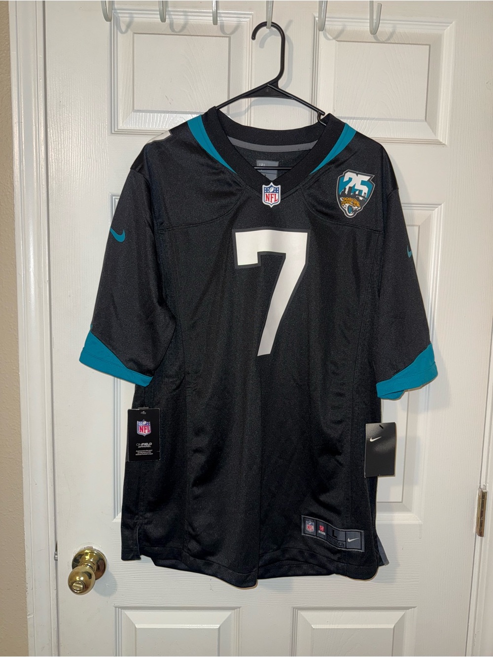 NWT Nike Black Teal Jacksonville Jaguars #7 Football Jersey